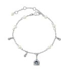 Queen Victoria's small diamond crown charm bracelet