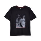 Dark grey t-shirt with raven at the Tower of London