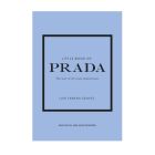 Blue book cover with Prada logo