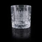 Hampton Court Palace engraved tot glass