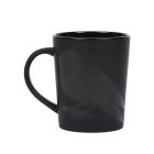 Black mug with raven