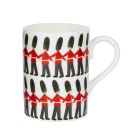 Guards marching fine bone china mug