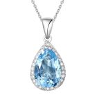 Blue Topaz Necklace