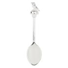 Silver spoon with raven top