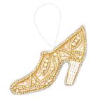 Crystal and Pearl Shoe hanging decoration
