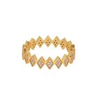 Crown Gold Stacking Ring