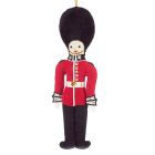 Red and black fabric Guard hanging decoration