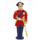 Prince Albert in military dress fabric hanging decoration