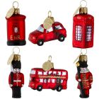 Brink London icons glass tree decorations
