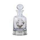 Pewter decanter with stag head