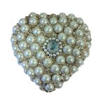 Pearl Heart Trinket Box