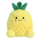 Plush yellow pineapple soft toy with face