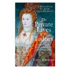 Aqua book cover with white text displaying bust of Queen Elizabeth I