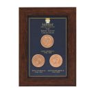 Framed coin set of the British royal family