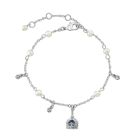 Queen Victoria's small diamond crown charm bracelet