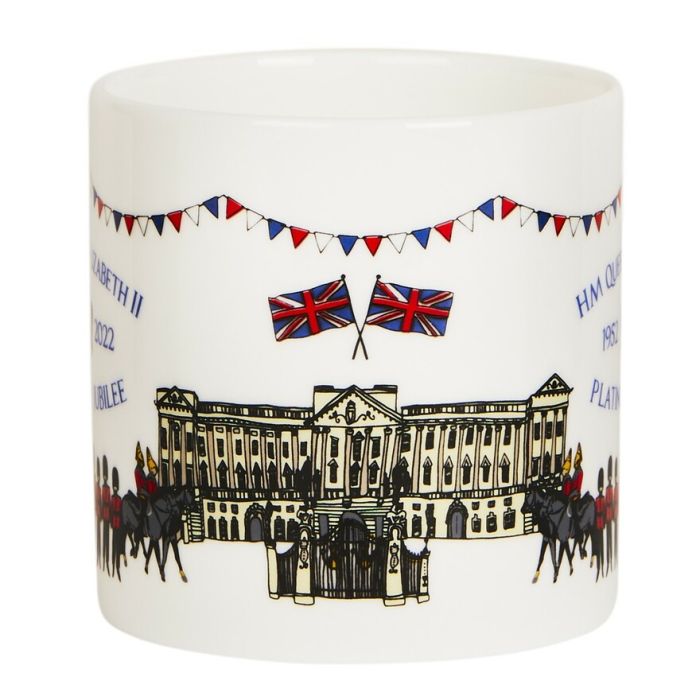 Queen Elizabeth II Platinum Jubilee Commemorative Mug - 70 Years Reign 1952-2022