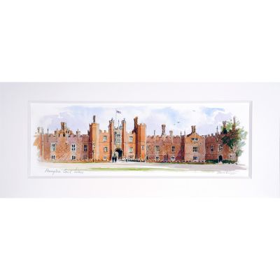 Hampton Court Palace watercolour landscape print