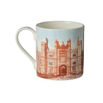 Illustrated Hampton Court Palace fine bone china mug