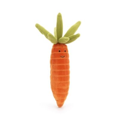 Smiling Carrot soft toy vegetable