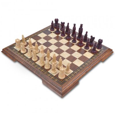 Mini medieval chess set