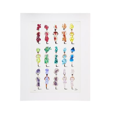 Charlotte Posner Rainbow Crystal 40 x 50.5cm mounted print