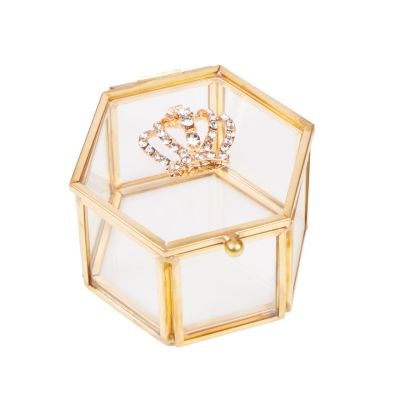 Crown Hexagonal Jewellery Box