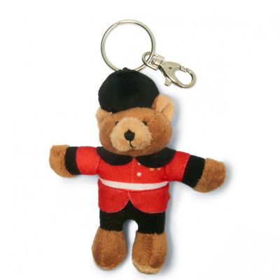 Guardsman teddy bear plush keyring bag charm