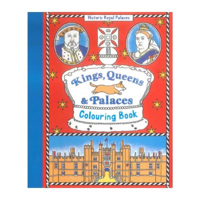 Kings, Queens & Palaces colouring book
