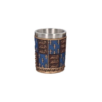 Medieval knights re-enactment shot glass - Royal coat of arms