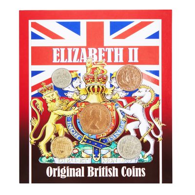 Queen Elizabeth II set of 5 coins