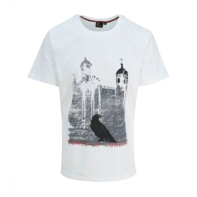 Tower of London Raven White T-Shirt
