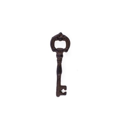 Rustic metal key bottle opener