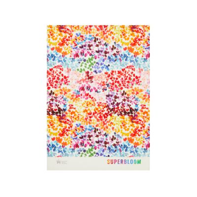 Superbloom Petals multicoloured tea towel