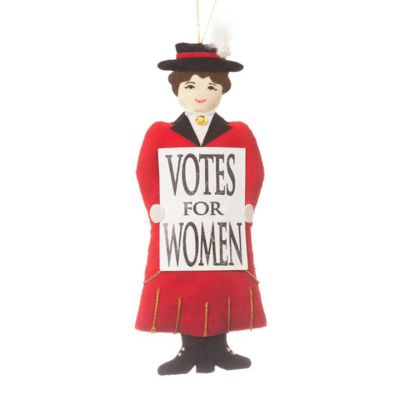 Votes for women suffragette decoration