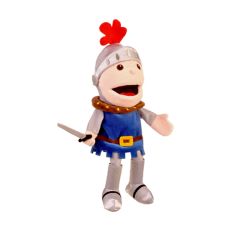 St George the Knight moving mouth hand puppet