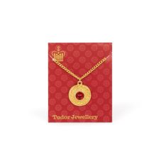 Henry VIII Gold Red Pendant