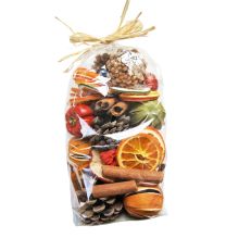 Christmas scented dried fruit mix bag