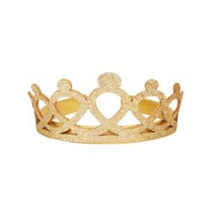 Glittering gold tiara headband
