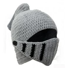 knitted childrens knight hat