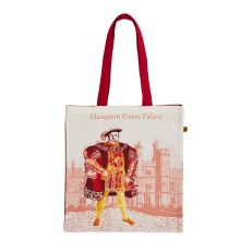 Illustrated Henry VIII at Hampton Court Palace tote bag