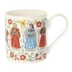 King Henry VIII and his six wives bone china mug
