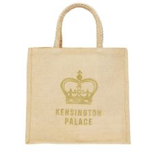 Kensington Palace Crown Jute Bag