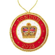 London 2023 embroidered decoration