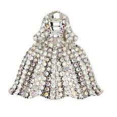 Mantua Dress AB crystal magnet