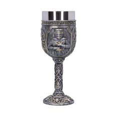 Medieval armoured knight goblet
