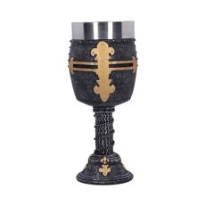 Medieval crusader goblet