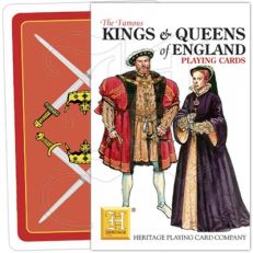 Heritage play card Kings and Queens of England playing cards