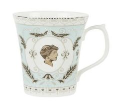 Princess Diana fine bone china blue cameo commemorative mug
