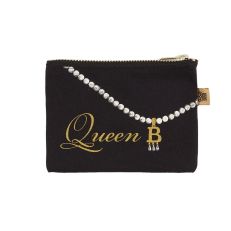 Anne Boleyn Queen 'B' initial necklace purse