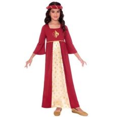 Tudor Princess red dress up costume